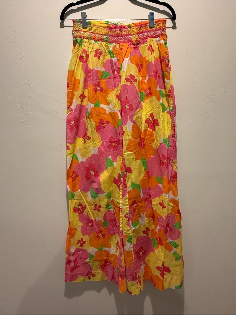 Lilly Pulitzer Floral Wide-Leg Palazzo Pants - 100% Cotton